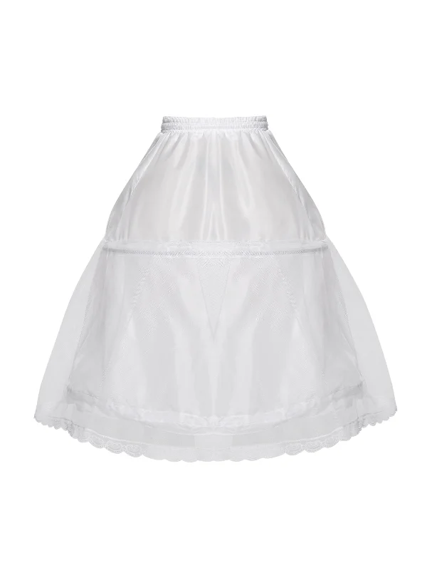 1950s Lace Patchwork  Underskirt Petticoat mini skirt trendy