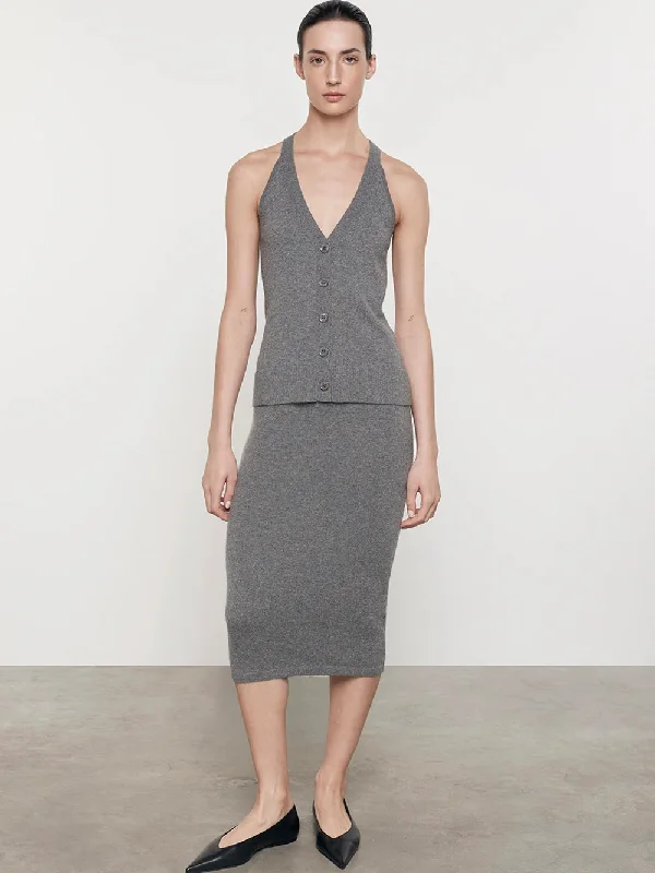 Cashmere Skirt chiffon skirt delicate