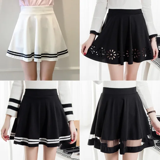 Cute Kawaii Students skirt YV16017 linen skirt relaxed