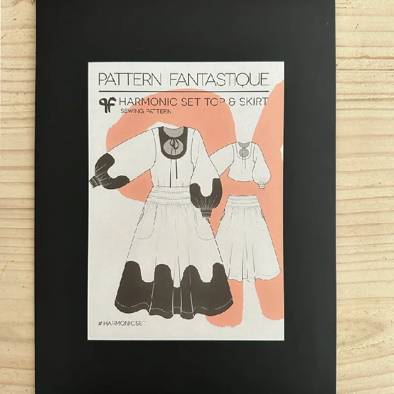 Pattern Fantastique Harmonic Set Top and Skirt athletic skirt fit