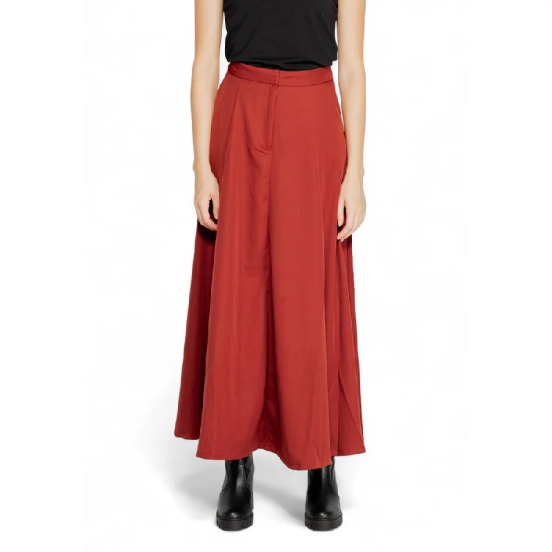 Vero Moda Red Polyester Skirt wool skirt sturdy