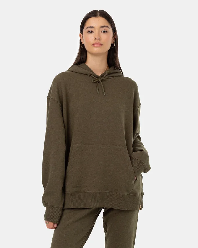 TreeFleece Oversized Hoodie Hoodie with Contrast Stitching Detailed Premium