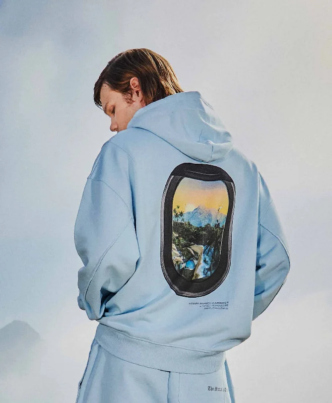 VIDEOGAME HOODIE 4.0 VINTAGE BLUE Hoodie with Mesh Breathable Sporty